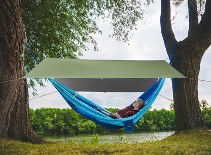 Rainproof Camping Tarp Shelter - A Fabventure