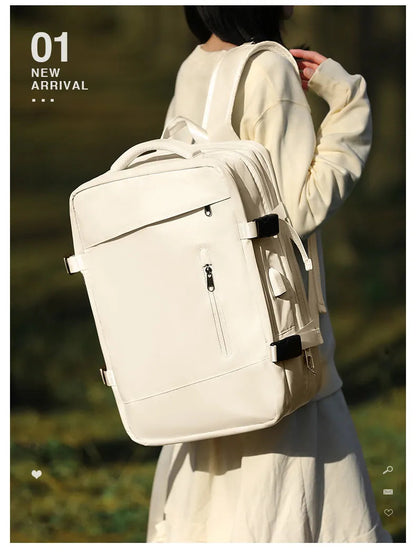 Extendible Travel Backpack With USB - A Fabventure