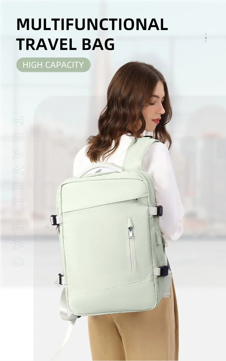 Extendible Travel Backpack With USB - A Fabventure