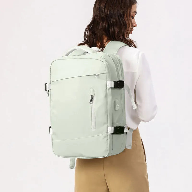 Extendible Travel Backpack With USB - A Fabventure