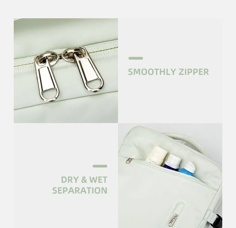 Extendible Travel Backpack With USB - A Fabventure