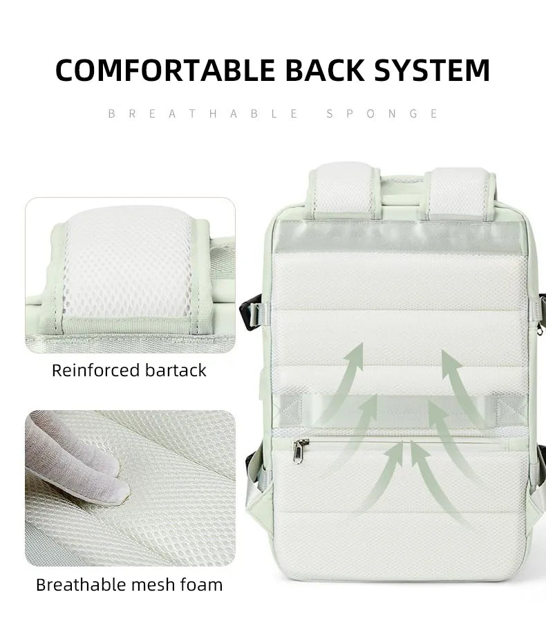Extendible Travel Backpack With USB - A Fabventure