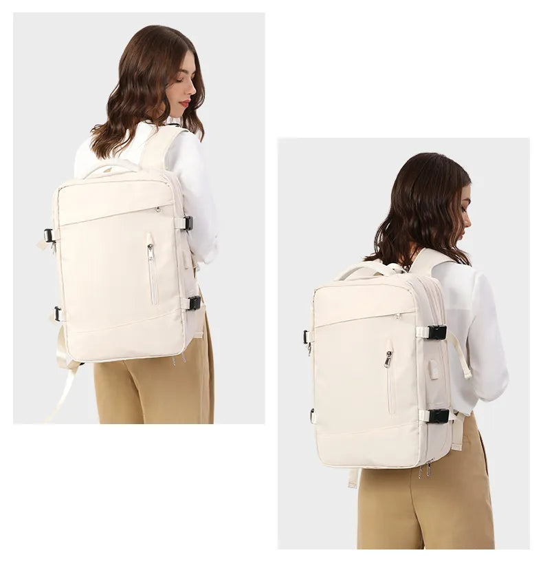 Extendible Travel Backpack With USB - A Fabventure
