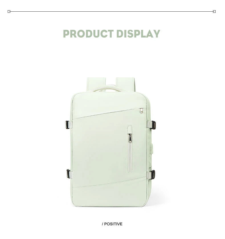 Extendible Travel Backpack With USB - A Fabventure