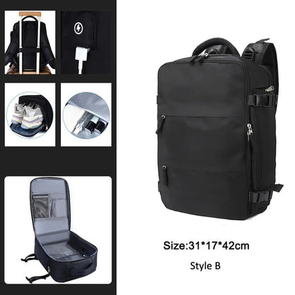 Extendible Travel Backpack With USB - A Fabventure