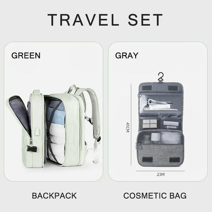 Extendible Travel Backpack With USB - A Fabventure