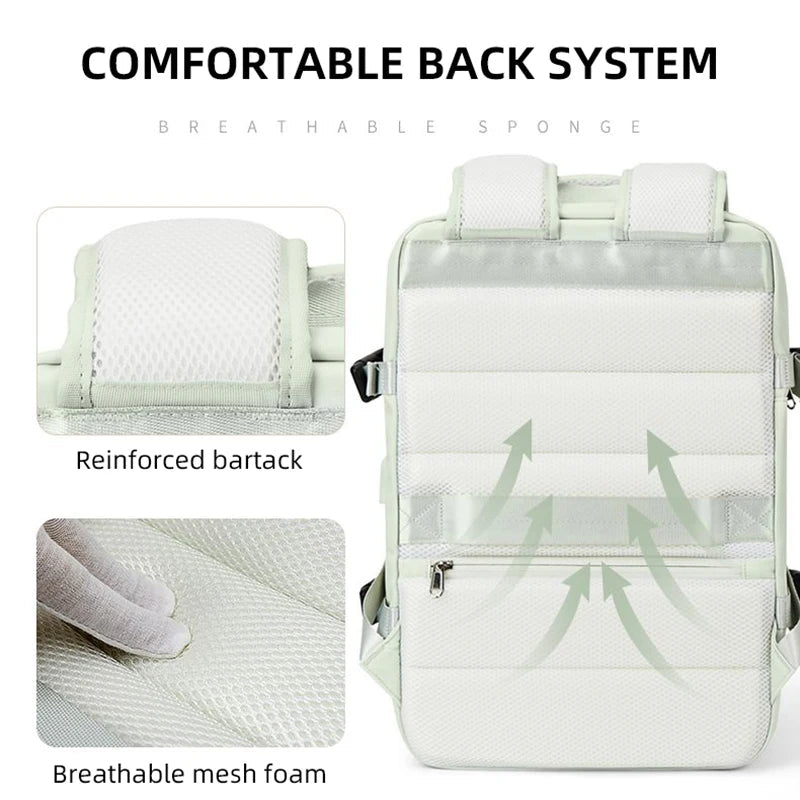 Extendible Travel Backpack With USB - A Fabventure