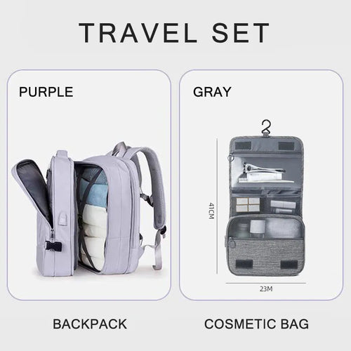 Extendible Travel Backpack With USB - A Fabventure