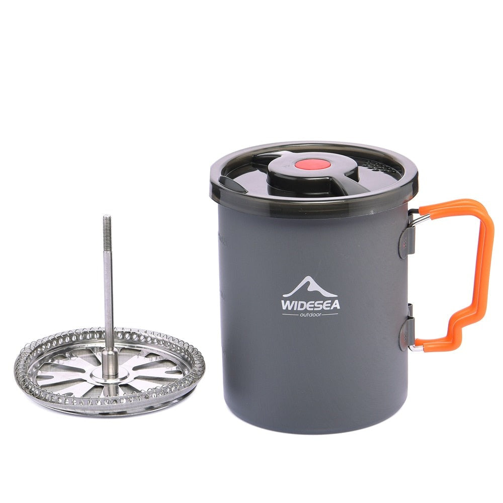 Camping Coffee Pot with French Press - A Fabventure
