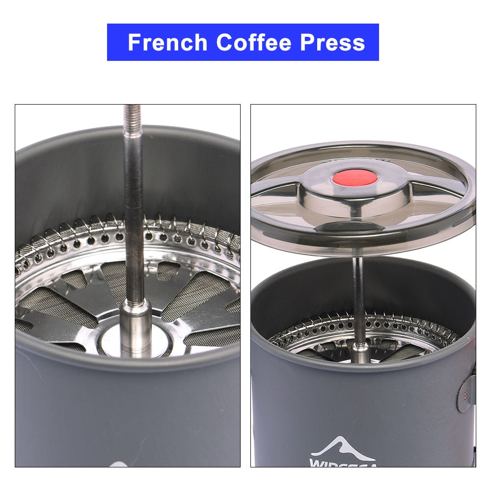Camping Coffee Pot with French Press - A Fabventure